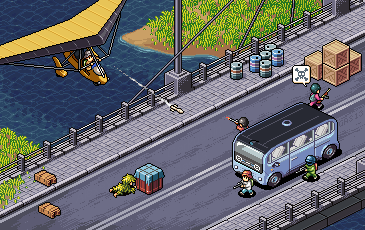 PUBG rondo pixelart 2D 8-bit pixel demake
