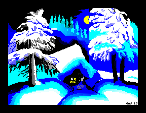 ZX-Spectrum snowy winter