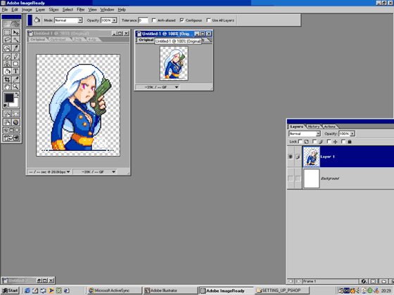 setting up photoshop for pixelart