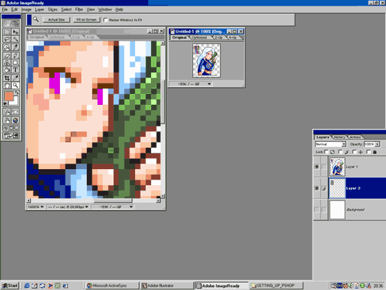 setting up photoshop for pixelart