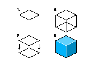 Isometric pixel art tutorial