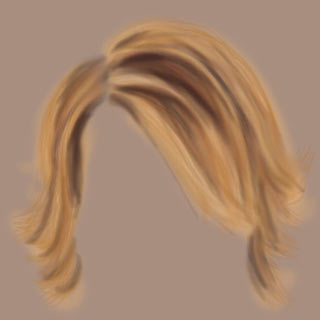 Drawing the Human Hair tutorial