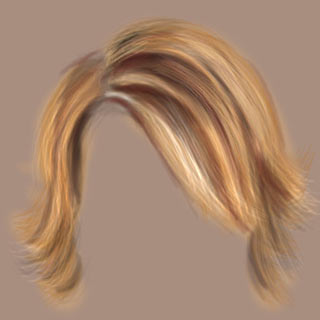 Drawing the Human Hair tutorial